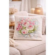 Carla Loren-18 Çift Yön Desen Goblen Dekoratif Yastık Kılıfı 45X45