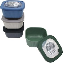 Soft Chef SOFTCHEF-00683 Line Renkli Plastik Saklama Kabı 1800ML Vakum Kapak - 24'li Paket