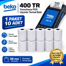 Beko 400 Tr Uyumlu 56X16 Metre Termal Yazarkasa Pos Rulosu