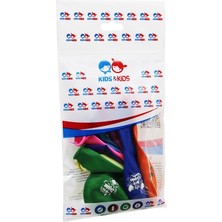 Kids & Kids Kids ve Kids B-080 Balon 10 Adet Renkli Doğum Günü - 10'li Paket
