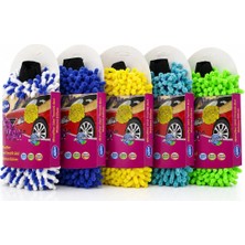 tp Buğz Mikrofiber Şonil Temizlik Bezi - Makarna - Oto Yıkama Eldiveni BX40