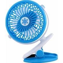 Powermaster ML-F168 Masaüstü Klipsli 3 Hız Kademeli Usb'li Fan Vantilatör