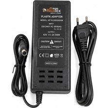 Hightek HT-4202000XM Tds Uçlu Xiaomi M365 42 Volt 2 Amper 84 Watt Elektrikli Scooter Şarj Cihazı Adaptörü