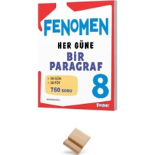 Fenomen Yayıncılık Fenomen Lgs 8. Sınıf 2027 Her Güne Bir Paragraf Soru Bankası + Telefon Standı