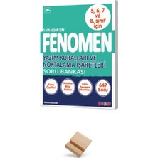 Fenomen Yayıncılık Fenomen Lgs 8. Sınıf 2027 Yazım Kuralları ve Noktalama Işareti Soru Bankası + Telefon Standı