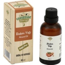 Cansızzade Soğuk Sıkım Tatlı Badem Yağı %100 Doğal ve Katkısız 50 ml