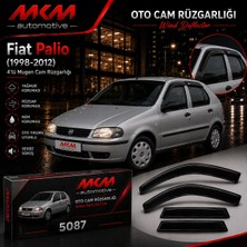 Mkm Fiat Palio (1998-2012) Uyumlu 4'lü Mugen Cam Rüzgarlığı Takımı