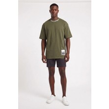 Blow Up Future Gen Dark Future Haki Oversize Erkek T-Shirt 141317