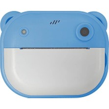 Bood Bm-38 Baskılı Çocuk Fotoğraf Makinesi Mavi