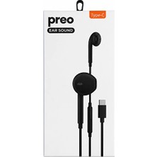 Preo Ear Sound Type-C Kulakiçi Kulaklık Siyah