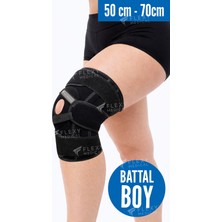 Flexy Medical Battal Boy Dizlik Diz Destekleyici Ayarlanabilir Sporcu Dizlik Büyük Beden Diz Bandajı Günlük Kullanım Eklem Destekli Diz Koruyucu
