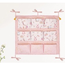 Eco Lounge Baby 9 Cepli Bağlamalı Beşik Kenarı Düzenleyici (Pembe)