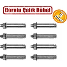 Bema Tools B1085 M10X85 mm Borulu Çelik Dübel Bağlantı Aparat (8 Adet)