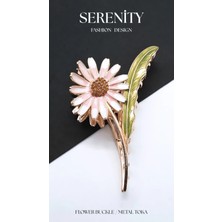 Serenity Papatya Figürlü Metal Mandal Toka