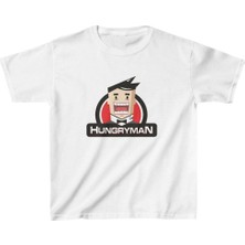 Velmora Fashion Unisex Çocuk Baskılı T-Shirt - Beyaz