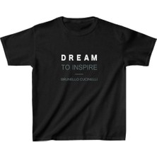 Velmora Fashion Unisex Çocuk Baskılı T-Shirt - Siyah