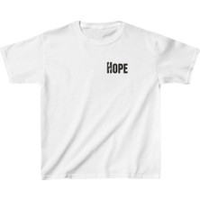 Velmora Fashion Unisex Çocuk Baskılı T-Shirt - Beyaz