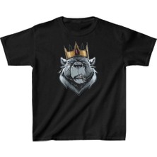 Velmora Fashion Unisex Çocuk Baskılı - Siyah