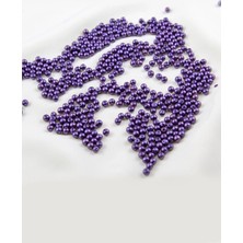 4 mm Açık Lacivert Cam Inci Boncuk Aksesuar Takı Malzemesi (30 gr 330 Adet)