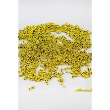 Açık Gold 3 mm Plastik Inci Boncuk Takı Aksesuar Malzemesi (25 Gr)