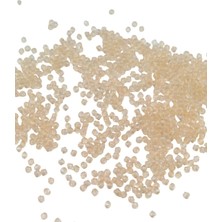 Serhat Aksesuar ve El İşçiliği Bej 4 mm Piramit Akrilik Boncuk Aksesuar Takı Malzeme (25 Gr)