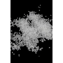 Serhat Aksesuar ve El İşçiliği Şeffaf 3 mm Piramit Akrilik Boncuk Akseuar Takı Malzeme (25 Gr)