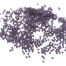 Serhat Aksesuar ve El İşçiliği Piramit Akrilik Boncuk Mor Tonunda 4 mm Aksesuar Takı Malzeme (25 Gr)