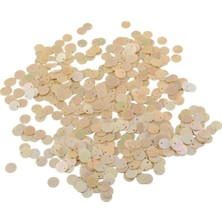 Açık Kavun 8 mm Yandan Delikli Plastik Pul Payet 30 gr (Tülbent, Oya, Havlu Malzemesi)