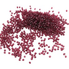 Serhat Aksesuar ve El İşçiliği Piramit Akrilik Boncuk Bordo Tonları 4 mm Aksesuar Takı Malzeme (35 Gr)