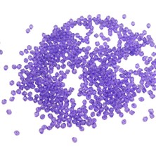 Serhat Aksesuar ve El İşçiliği Eflatun 4 mm Piramit Akrilik Boncuk Aksesuar Takı Malzeme (25 Gr)