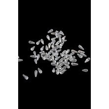 Serhat Aksesuar ve El İşçiliği Damla Akrilik Boncuk Şeffaf 7X18 mm Içten Delikli Boncuk (25 gr 45 Adet)