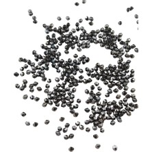 Serhat Aksesuar ve El İşçiliği 4 mm Piramit Antrasit Plastik Boncuk Aksesuar Takı Malzemesi (25 Gr)