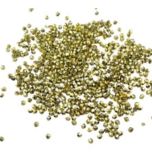 Serhat Aksesuar ve El İşçiliği Gold Rengi 4 mm Piramit Plastik Boncuk Aksesuar Takı Malzemesi (25 Gr)