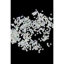 Serhat Aksesuar ve El İşçiliği Açık Sarı Tonunda 3 mm Plastik Boncuk Aksesuar Takı Malzemesi (25 Gr)