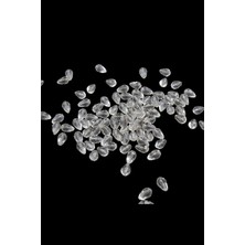 Serhat Aksesuar ve El İşçiliği 8X13 mm Damla Akrilik Açık Krem (25 gr 60 Adet)
