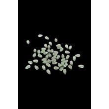 Serhat Aksesuar ve El İşçiliği Koyu Yeşil Tonunda 8X12 mm Akrilik Boncuk (25 gr 60 Adet)