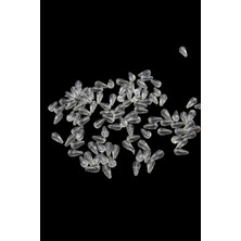 Serhat Aksesuar ve El İşçiliği Akrilik Damla Boncuk 7X14 mm Açık Bal Rengi Boncuk (25 gr 70 Adet)