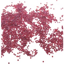 Serhat Aksesuar ve El İşçiliği 08 Kum Boncuk Kırmızı Tonları 3 mm (100 gr 6000 Adet)