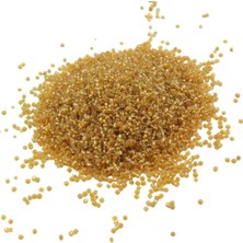 Serhat Aksesuar ve El İşçiliği Şeffaf Sarı (11/0) 2 mm Kum Boncuğu 100 gr