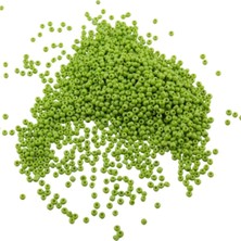 08 Kum Boncuk Mat Fıstık Yeşili 3 mm (100 gr 6000 Adet)