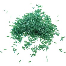 Serhat Aksesuar ve El İşçiliği 6x2 mm Türbe Yeşili Boru Boncuk 100 Gr