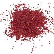 08 Kum Janjan Açık Kırmızı Boncuk 3 mm (100 gr 6000 Adet)