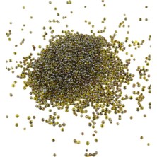 08 Kum Boncuk Içten Boyalı Yeşil Limon Sarısı 3 mm (100 gr 6000 Adet)