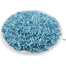 Serhat Aksesuar ve El İşçiliği 6x2 mm Kristal Mint Boru Boncuk 100 Gr