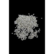 Serhat Aksesuar ve El İşçiliği 6 mm Papatya Desenli Gümüş Pirinç Metal (20 gr 205 Adet)