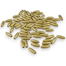 Serhat Aksesuar ve El İşçiliği 12 Mm Altın Sarısı (22X6 MM) Ahşap Boncuk 35 gr (70 ADET)