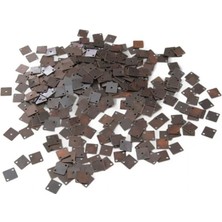 Serhat Aksesuar ve El İşçiliği 10X10 Kare Çift Delikli Pul Payet (30 gr 85 Adet)