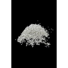 gümüş Kaplama 4x2 mm Büyük Kesme Boncuk 50 gr