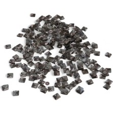 Serhat Aksesuar ve El İşçiliği Kare Bombeli 7x7 mm Pirinç Pul Payet (30 gr 180 Adet)