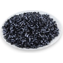 füme 5x4 mm Büyük Kesme Boncuk 50 gr